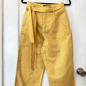 Yellow Culotte Pants